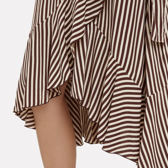 FAITHFULL THE BRAND Tramonti Midi Skirt Size 6 Medium - Picture 5 of 11